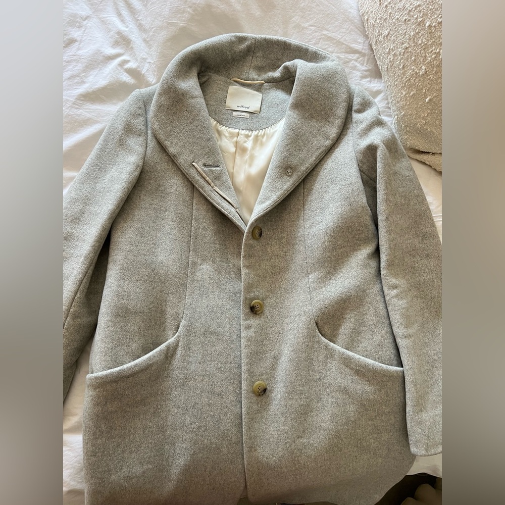 Aritzia Babaton Cocoon Coat- Grey, size small